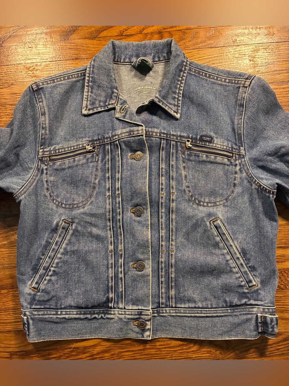 Vintage Lauren Ralph Lauren Women’s Denim Jacket, Petite Small